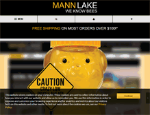 Tablet Screenshot of mannlakeltd.com